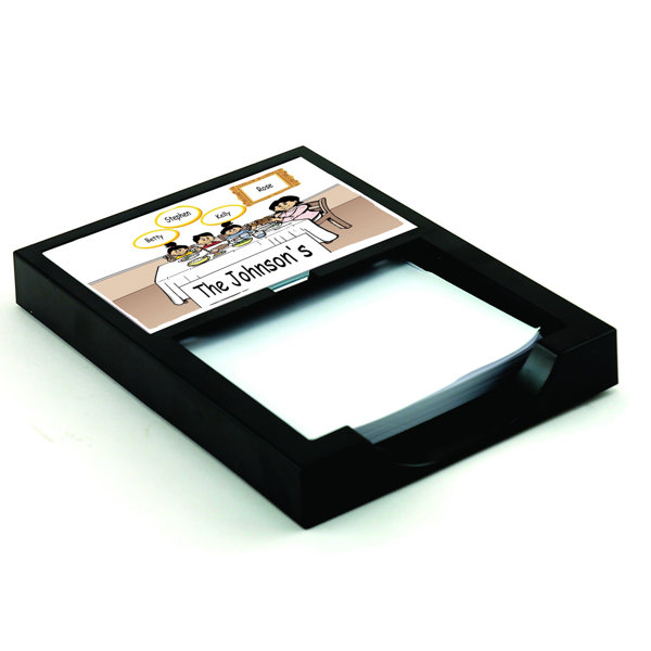 Printed Perfection Personalized Electrician Male Memo Holder with 100